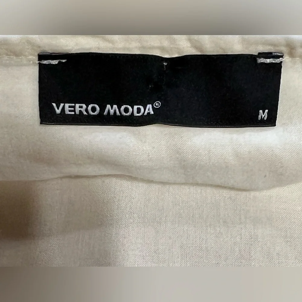 Eyelet lace buttercream midi full‎ a-line skirt cottagecore prairie boho y2k - Picture 11 of 14